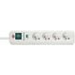 Brennenstuhl Multiprise ECO-LINE Blanche - 4 prises - avec parafoudre et 1 -4m de câble (13.500A)