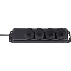 Brennenstuhl - Multiprise électrique de courant à clapets - IP44 4 prises
