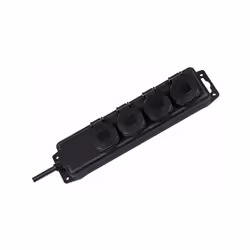 Utilisation extérieur. Prise 16 A - 230 V à clapets. Câble HO7RN-F 3G1.5 de 2 m. Protection : IP 44