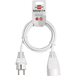 Brennenstuhl - Rallonge électrique prolongateur d'intérieur - IP20 Noir - 2m - H05VV-F 3G1,0