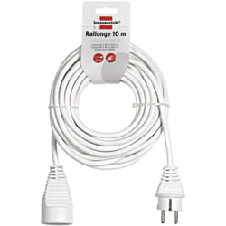 Brennenstuhl - Rallonge électrique H05VV-F 3G1,5 10M blanc - 1168481