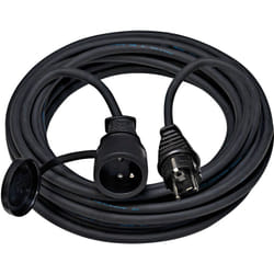 Brennenstuhl - Rallonge électrique prolongateur pro avec prise à clapet - IP44 Noir 5m - H07RN-F 3G2,5