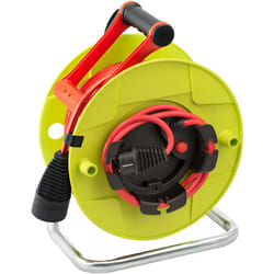 Brennenstuhl - Enrouleur de câble Standard SM1 avec fiche, prolongateur et rallonge 1,5m - H05VV-F 3G1,5 38,5 + 1,5m