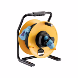 Enrouleur de câble SP25-25 à connexion MARECHAL avec 1 fiche + 1 prolongateur H07RN-F 3G2,5 - IP55 23,5 + 1,5m