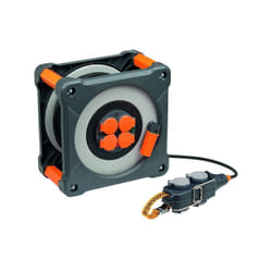 Brennenstuhl - Enrouleur de câble professional line avec Powerblock - IP44 - câble H07RN-F 3G2.5 - 25 m et 5 m