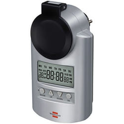 Brennenstuhl 1507491 Prise intelligente 3500 W Maison, Bureau Gris