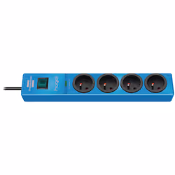 Nedis Multiprises parafoudre Hugo! 4 Voies 2.00 m - Français, 4 sortie(s) CA, 230 V, 16 A, 3500 W, 19500 A, Type E