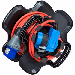 Enrouleur de câble compact X-GUM camping-car, bateau, commerce - H07RN-F 3G2,5 10m