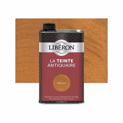 Nom du produit : Teinte Type de produit : Solvanté Couleur : Merisier Contenance (en kg ou l) : 0.5 Marque du produit : LIBÉR ...