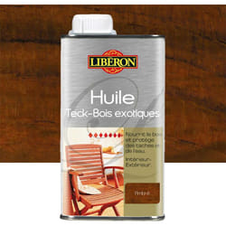 Liberon - Huile Teck - Bois exotique libéron Ambré 0,5 l