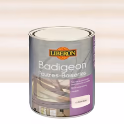 Peinture pour boiseries LIBERON - Badigeon Poutres et boiseries - Blanc - Mat - Naturelle