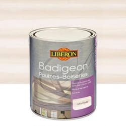 Peinture pour boiseries LIBERON - Badigeon Poutres et boiseries - Blanc - Mat - Naturelle