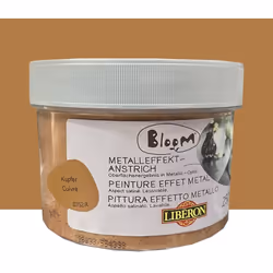 La Peinture Libéron Effet Métal Cuivre, formulée à base de pigments métalliques, apporte une touche métallique aux meubles et ...