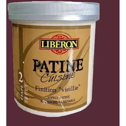 Patine Cuisine Finition 'Vieillie' (Etape 2) 1L Aubergine 1 l - Liberon