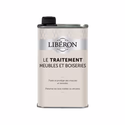 L'insecticide traitement bois de 500 mL de la marque LIBERON est un traitement curatif et préventif spécialement adapté pour ...