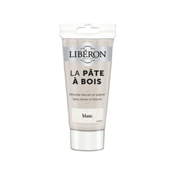 Liberon - Pate à bois tube 50g blanc