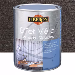 Effet Métal Lambris-Meubles LIBÉRON Oxydé s'inspire du style industriel pour proposer des nuances métalliques aux reflets cha ...