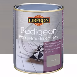 Badigeon Parquets-Escaliers LIBÉRON Fjord recrée la patine naturelle des bois blanchis ou grisés. Il apporte une touche décor ...