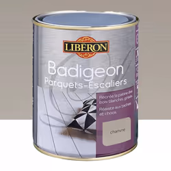 Badigeon Parquets-Escaliers LIBÉRON Chanvre recrée la patine naturelle des bois blanchis ou grisés. Il apporte une touche déc ...
