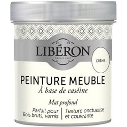 Liberon - Peinture meuble à base de caséine Crème mat 500 ml