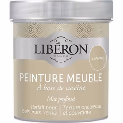 Peinture meuble à base de caséine Libéron Chanvre 500 ml