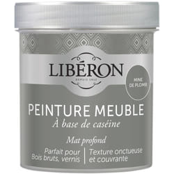 Liberon - Peinture meuble à base de caséine Mine de plomb mat 500 ml