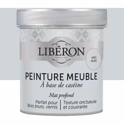 Icône de la peinture meuble bois et de la finition décorative, la peinture meuble à base de caséine Libéron s’appuie sur une  ...