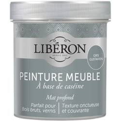 Liberon - Peinture meuble à base de caséine Gris gustavien mat 500 ml