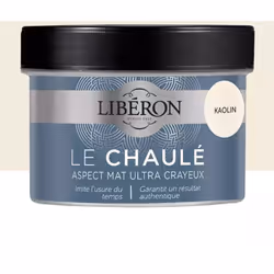 La Peinture LIBÉRON Le Chaulé Kaolin, proche des peintures traditionnelles à la chaux, imite l'usure naturelle du temps pour  ...