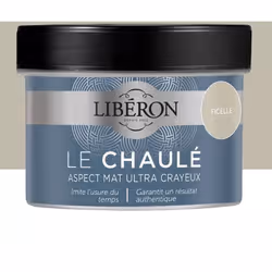 La Peinture LIBÉRON Le Chaulé Ficelle, proche des peintures traditionnelles à la chaux, imite l'usure naturelle du temps pour ...