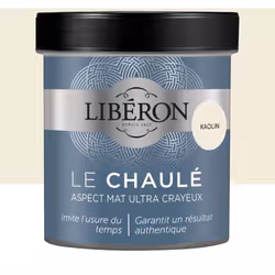 La Peinture LIBÉRON Le Chaulé Kaolin, proche des peintures traditionnelles à la chaux, imite l'usure naturelle du temps pour  ...