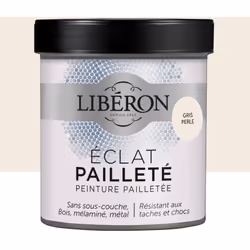 La Peinture meuble Eclat Pailleté Libéron embellit vos meubles, objets et boiseries d'éclats de pailettes. Une peinture à la ...