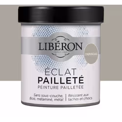 La Peinture meuble Eclat Pailleté Libéron embellit vos meubles, objets et boiseries d'éclats de pailettes. Une peinture à la  ...