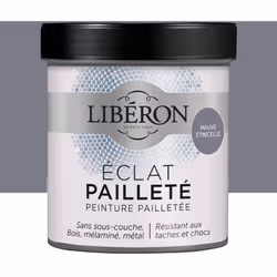 La Peinture meuble Eclat Pailleté Libéron embellit vos meubles, objets et boiseries d'éclats de pailettes. Une peinture à la ...