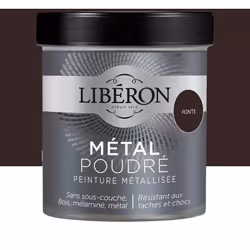 La Peinture métallisée Libéron Métal Poudré s'inscrit dans un style sobre et élégant. Cette peinture pour meubles et objets h ...