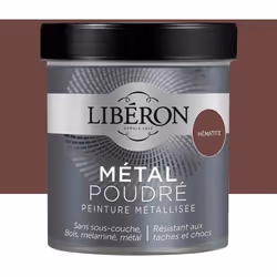 La Peinture métallisée Libéron Métal Poudré s'inscrit dans un style sobre et élégant. Cette peinture pour meubles et objets h ...