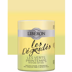 La Peinture meuble LIBÉRON 'Les Dégradés' Les Verts Printemps est un ensemble de 3 teintes allant de la plus claire à la plus ...