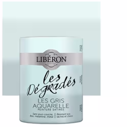 La Peinture meuble LIBÉRON 'Les Dégradés' Les Gris Aquarelle est un ensemble de 3 teintes allant de la plus claire à la plus ...