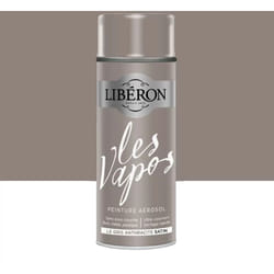 Liberon - Peinture aérosol libéron Les Vapos Satin Le Gris Anthracite 0,4 l