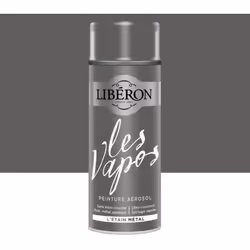 La Peinture aérosol LIBÉRON Les Vapos Métal L'Etain est une peinture conçue pour rénover et décorer tout type de surface et t ...