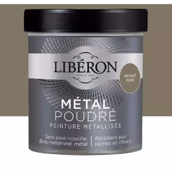 La Peinture métallisée Libéron Métal Poudré s'inscrit dans un style sobre et élégant. Cette peinture pour meubles et objets h ...