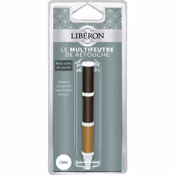 Le Multifeutre de retouche Libéron est le produit idéal pour recolorer les éraflures superficielles de vos meubles et boiseri ...
