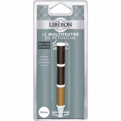 Le Multifeutre de retouche Libéron est le produit idéal pour recolorer les éraflures superficielles de vos meubles et boiseri ...
