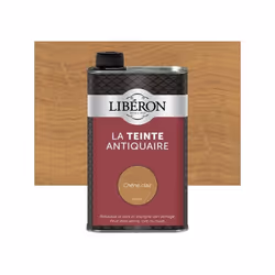 Nom du produit : Teinte Type de produit : Solvanté Couleur : Chêne clair Marque du produit : LIBÉRON Rendement par pot (en m² ...