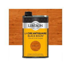 Liberon - Cire Liquide Meuble Et Objets Antiquaire Black Bison® Merisier Foncé 0.