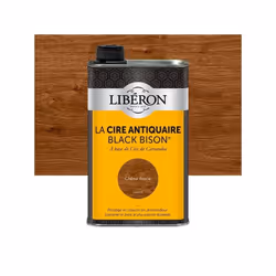 Nom du produit : Cire liquide Couleur : Chêne foncé Capacité (en l) : 0.5 Aspect : Patiné Destination : Toutes pièces (hors c ...