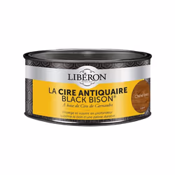 Cire des antiquaires, nourrit et nettoie le bois en ravivant la teinte. 1L=10m². CARACTERISTIQUESAvertissement : Dangereux. R ...
