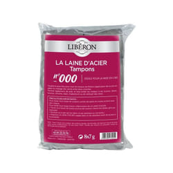 Laine d'acier tampon 000 8x7g - Liberon