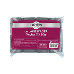 Laine acier 000 3x30g - Liberon