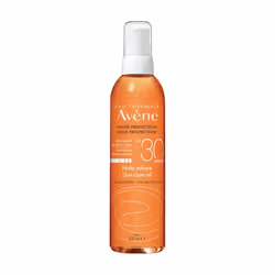 Avene Huile solaire SPF 30 200 ml, Huile de protection solaire, Corps, Spray, Hydratant, Protection, Tous types de peau, 200  ...